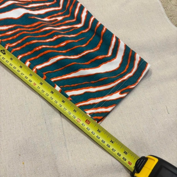 Vintage 90s Zubaz Miami Dolphins zebra print pants - Picture 6 of 6